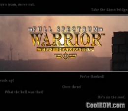 Full Spectrum Warrior - Ten Hammers ROM (ISO) Download for Sony